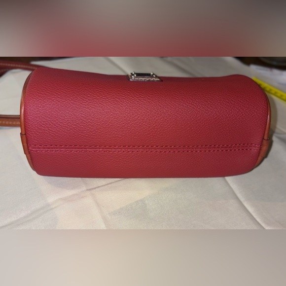 🆕 Dooney & Bourke Red Buffy Crossbody Bag - Picture 12 of 14